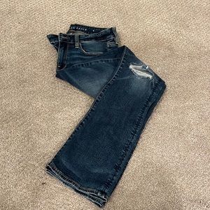 American Eagle Low Rise Skinny Kick Jeans